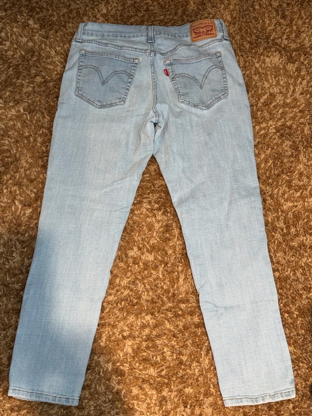 Levi's Light Blue Straight Leg Jeans